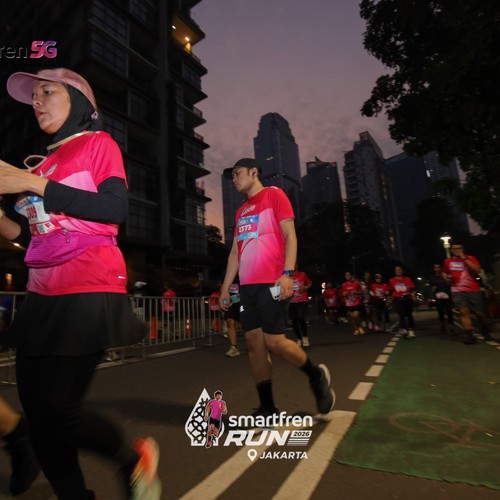 Race photo from SMARTFREN RUN 2026
