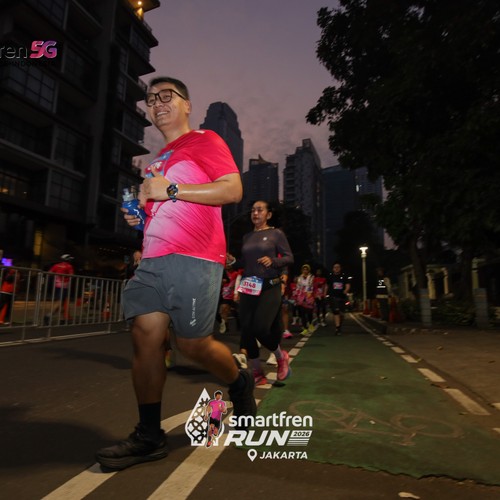 Race photo from SMARTFREN RUN 2026