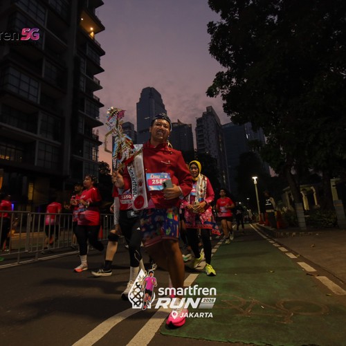 Race photo from SMARTFREN RUN 2026