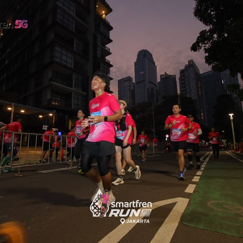Race photo from SMARTFREN RUN 2026