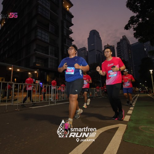 Race photo from SMARTFREN RUN 2026