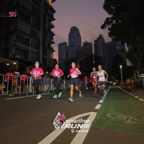 Race photo from SMARTFREN RUN 2026