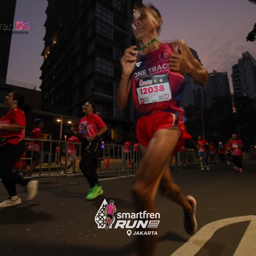 Race photo from SMARTFREN RUN 2026