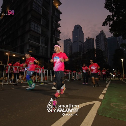 Race photo from SMARTFREN RUN 2026