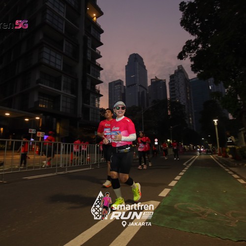 Race photo from SMARTFREN RUN 2026