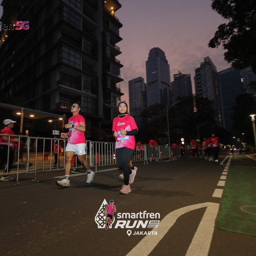 Race photo from SMARTFREN RUN 2026
