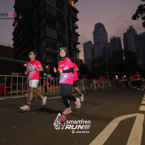 Race photo from SMARTFREN RUN 2026