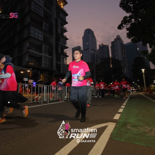 Race photo from SMARTFREN RUN 2026