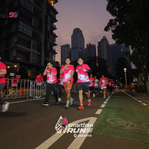 Race photo from SMARTFREN RUN 2026