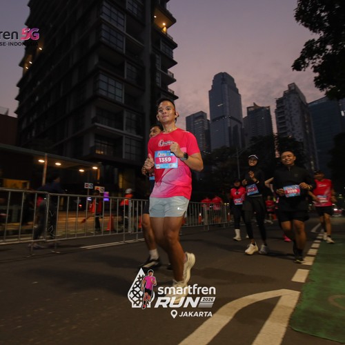 Race photo from SMARTFREN RUN 2026