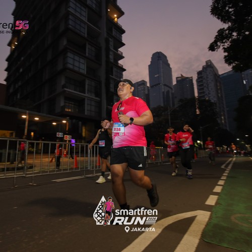 Race photo from SMARTFREN RUN 2026