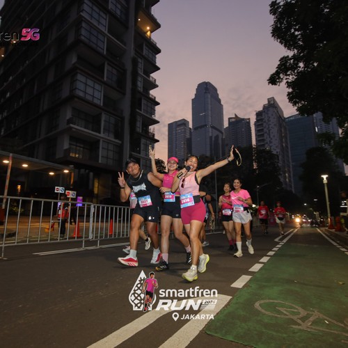 Race photo from SMARTFREN RUN 2026