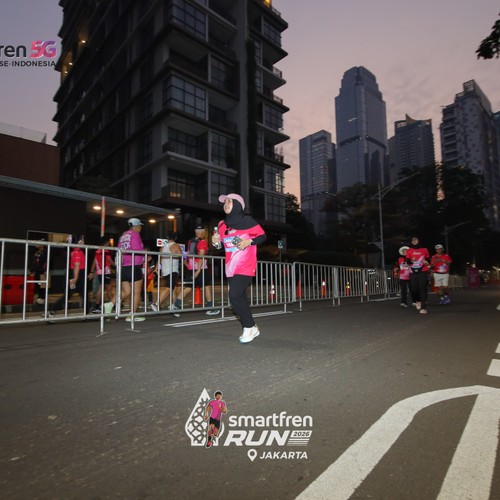 Race photo from SMARTFREN RUN 2026