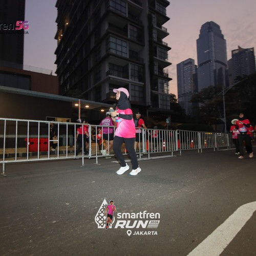 Race photo from SMARTFREN RUN 2026