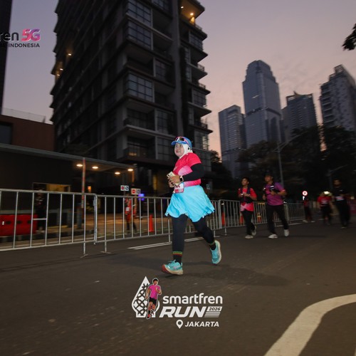Race photo from SMARTFREN RUN 2026