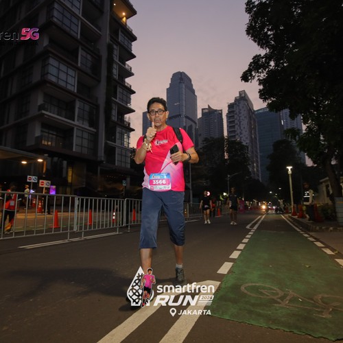 Race photo from SMARTFREN RUN 2026
