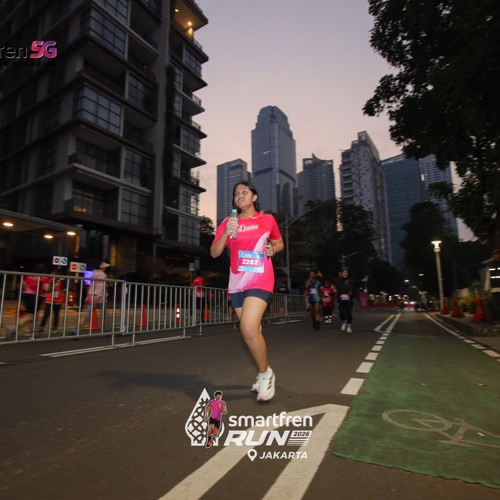 Race photo from SMARTFREN RUN 2026