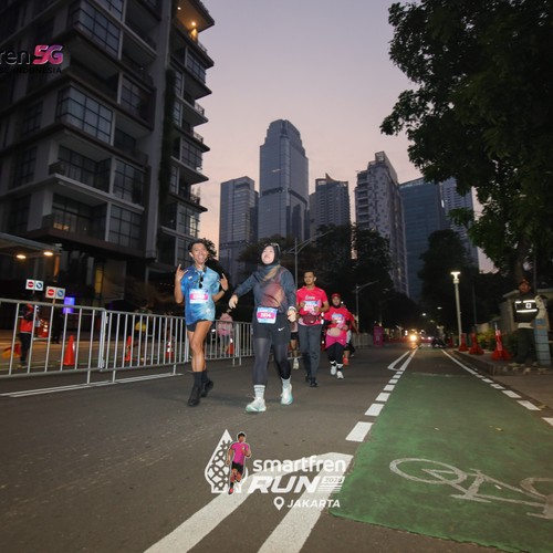 Race photo from SMARTFREN RUN 2026