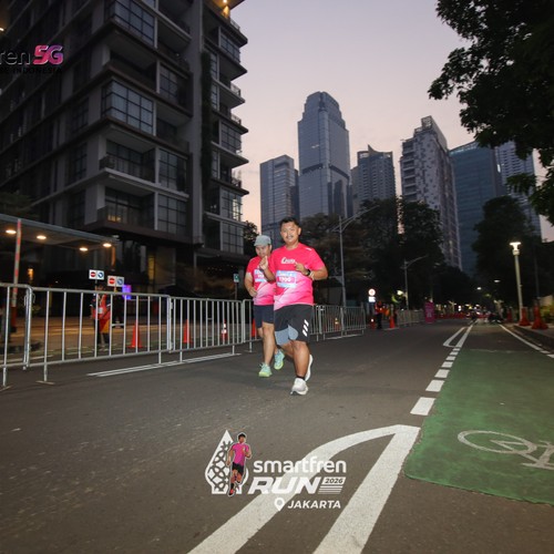 Race photo from SMARTFREN RUN 2026