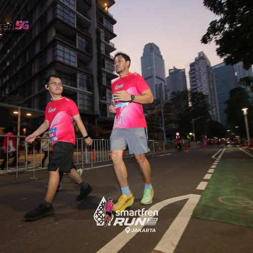 Race photo from SMARTFREN RUN 2026