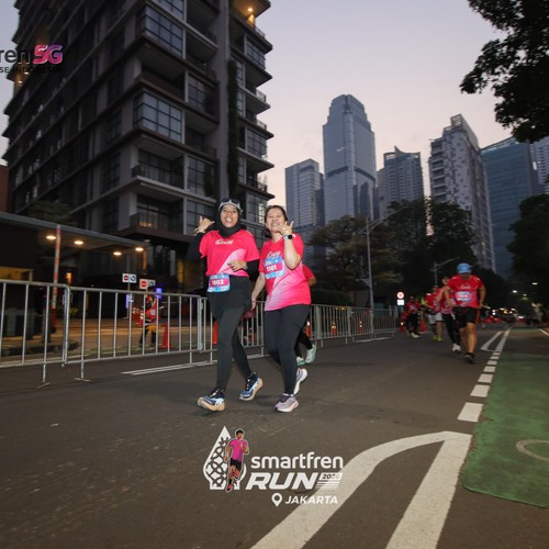 Race photo from SMARTFREN RUN 2026