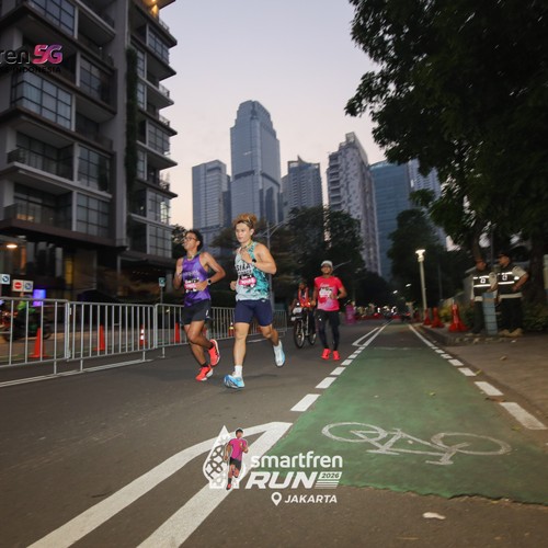 Race photo from SMARTFREN RUN 2026