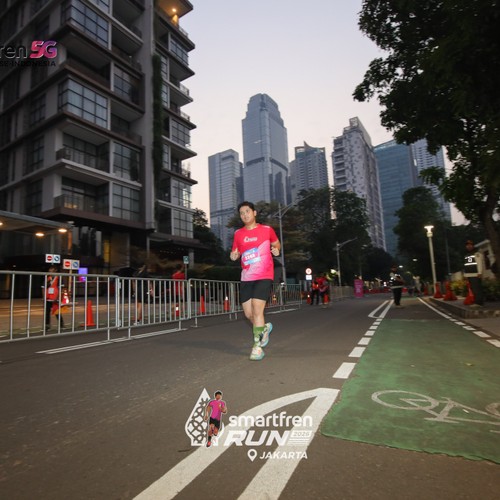Race photo from SMARTFREN RUN 2026
