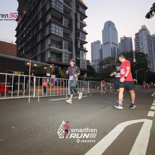 Race photo from SMARTFREN RUN 2026
