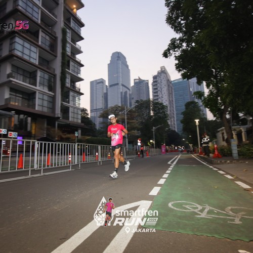 Race photo from SMARTFREN RUN 2026