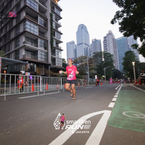 Race photo from SMARTFREN RUN 2026