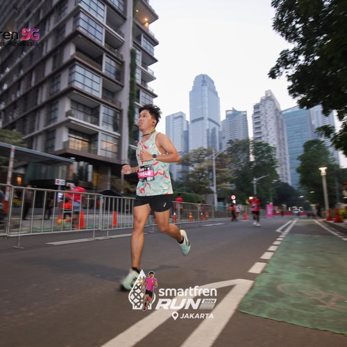 Race photo from SMARTFREN RUN 2026
