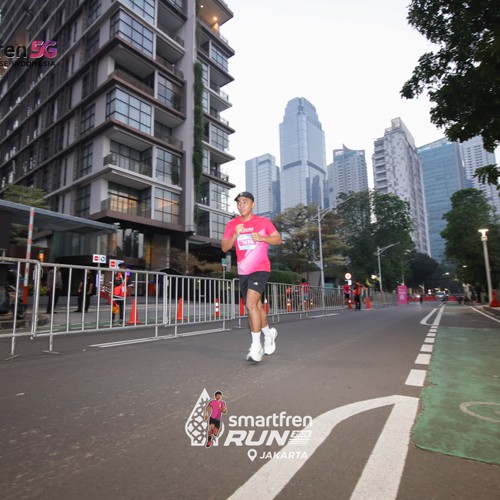 Race photo from SMARTFREN RUN 2026