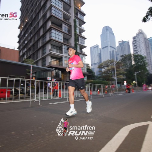 Race photo from SMARTFREN RUN 2026
