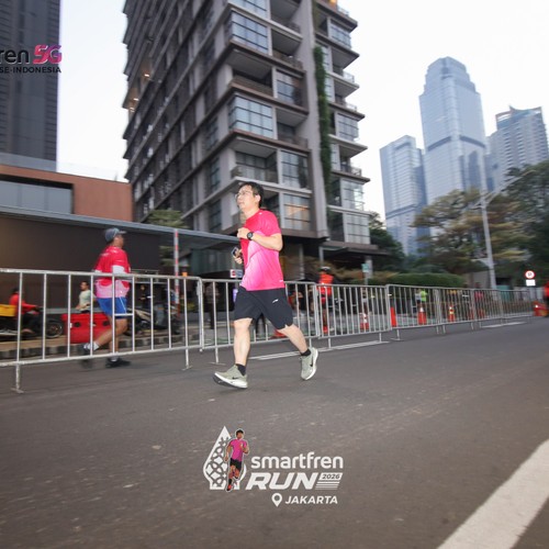Race photo from SMARTFREN RUN 2026