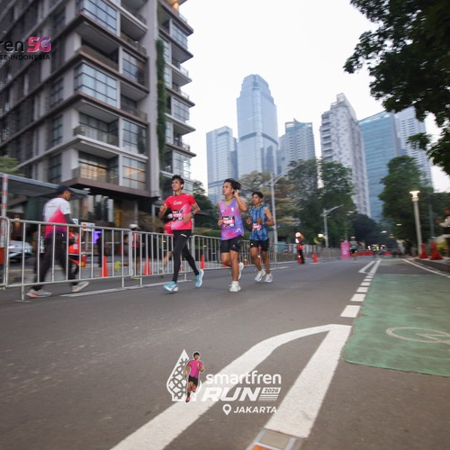 Race photo from SMARTFREN RUN 2026