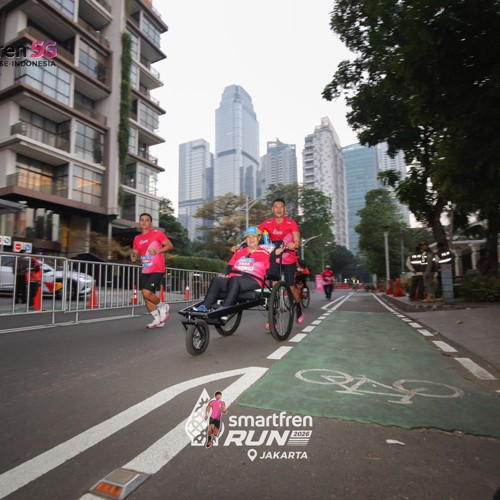 Race photo from SMARTFREN RUN 2026