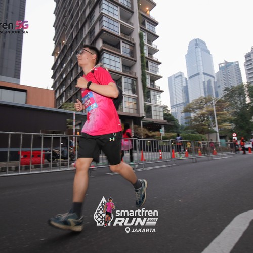 Race photo from SMARTFREN RUN 2026