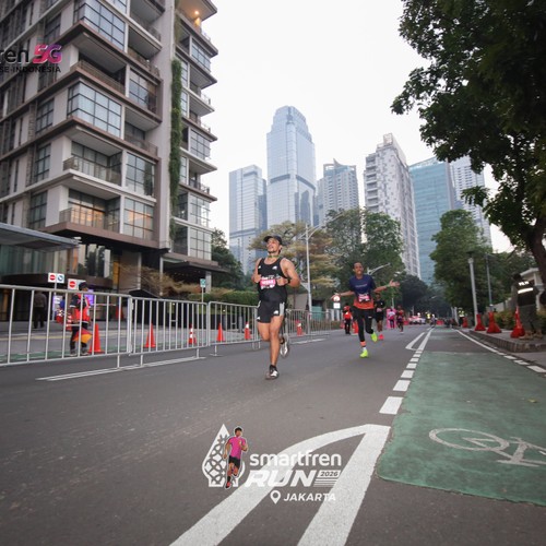 Race photo from SMARTFREN RUN 2026