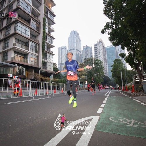 Race photo from SMARTFREN RUN 2026