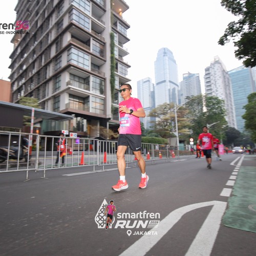Race photo from SMARTFREN RUN 2026
