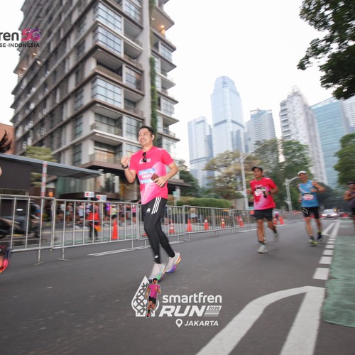 Race photo from SMARTFREN RUN 2026