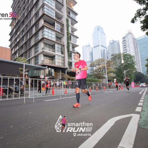 Race photo from SMARTFREN RUN 2026