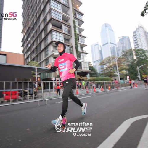 Race photo from SMARTFREN RUN 2026