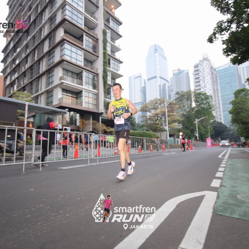 Race photo from SMARTFREN RUN 2026