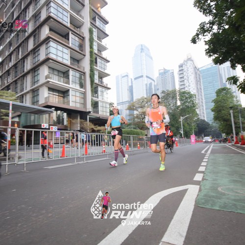 Race photo from SMARTFREN RUN 2026