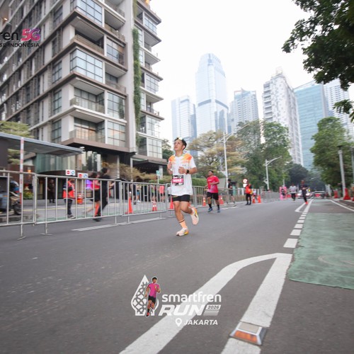 Race photo from SMARTFREN RUN 2026