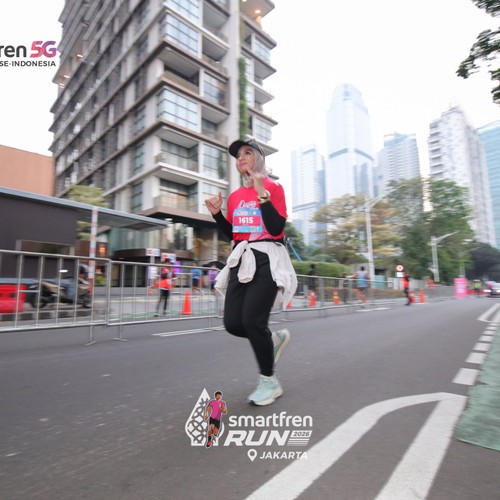 Race photo from SMARTFREN RUN 2026
