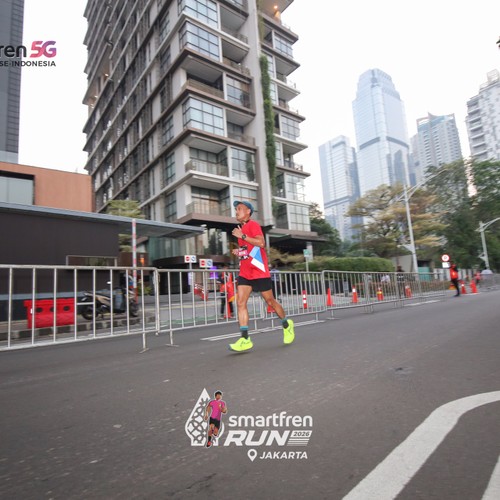 Race photo from SMARTFREN RUN 2026