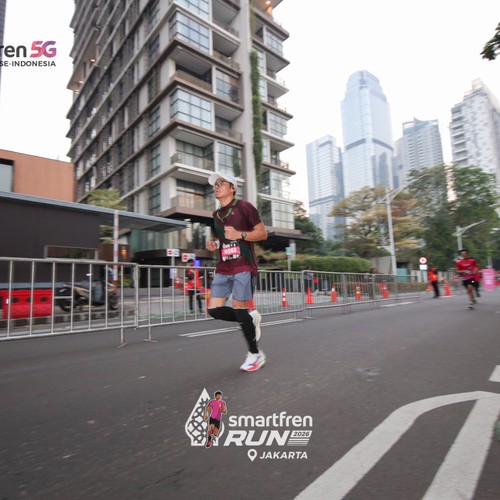 Race photo from SMARTFREN RUN 2026