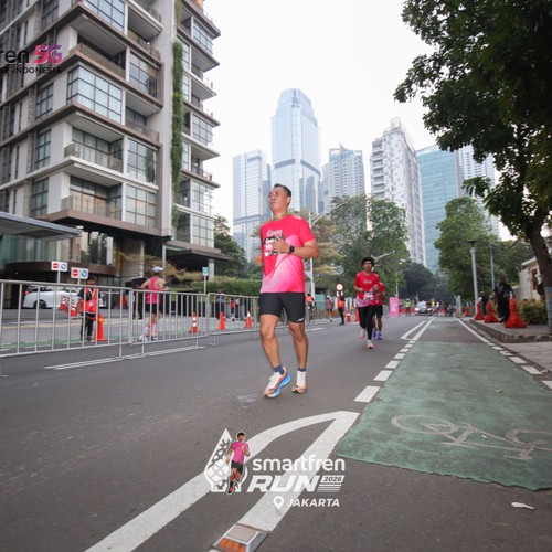 Race photo from SMARTFREN RUN 2026